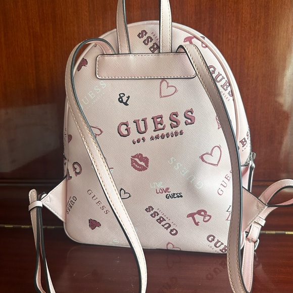 Guess Pink Love Mini Backpack - Picture 3 of 5